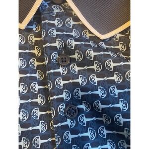 NEW G/Fore Men's Size 2XL Blue G Link Tech Jersey Golf Polo Shirt XXL